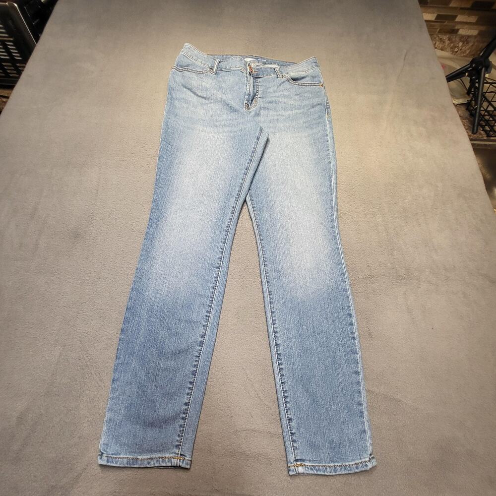 Old Navy Jeans Womens 10 Blue Super Skinny Light Wash Stretch Denim Pants